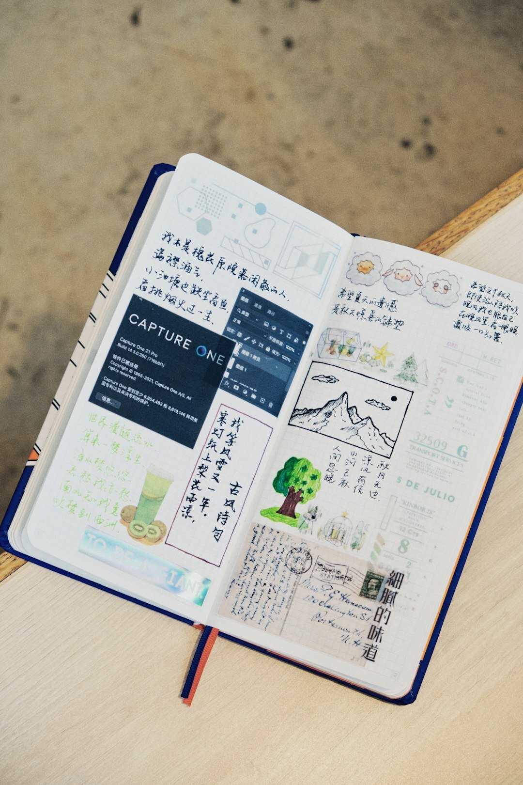 writer notebook daily events
